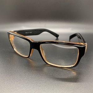 Black & Gold Fashion Eyeglasses